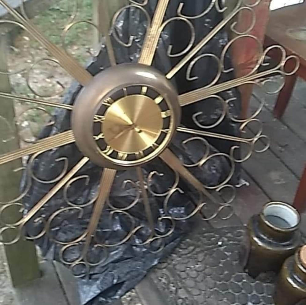 Old jeweled clock